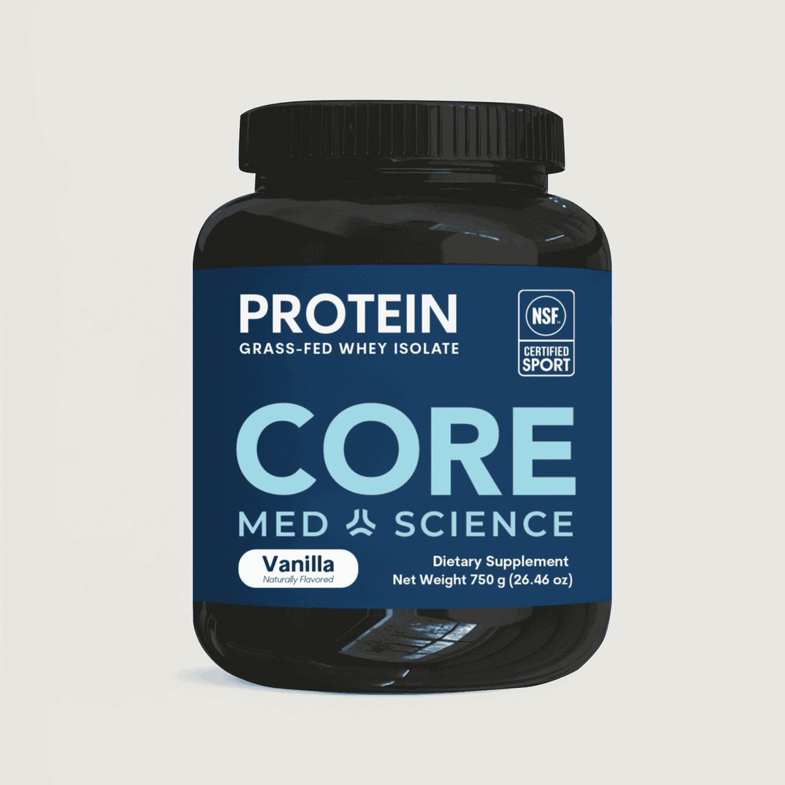 Vanilla Whey Protein Isolate Powder for Fitness Nutrition