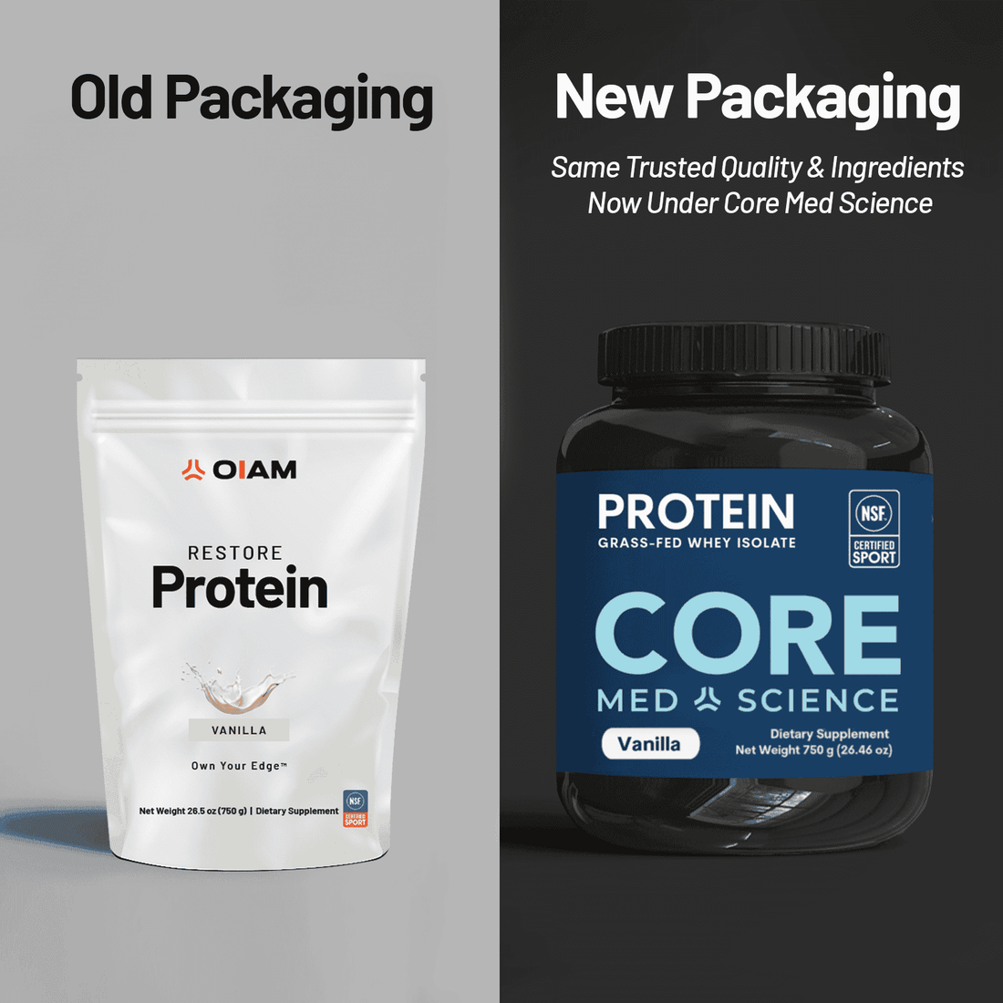 Vanilla Whey Protein Isolate Powder for Fitness Nutrition
