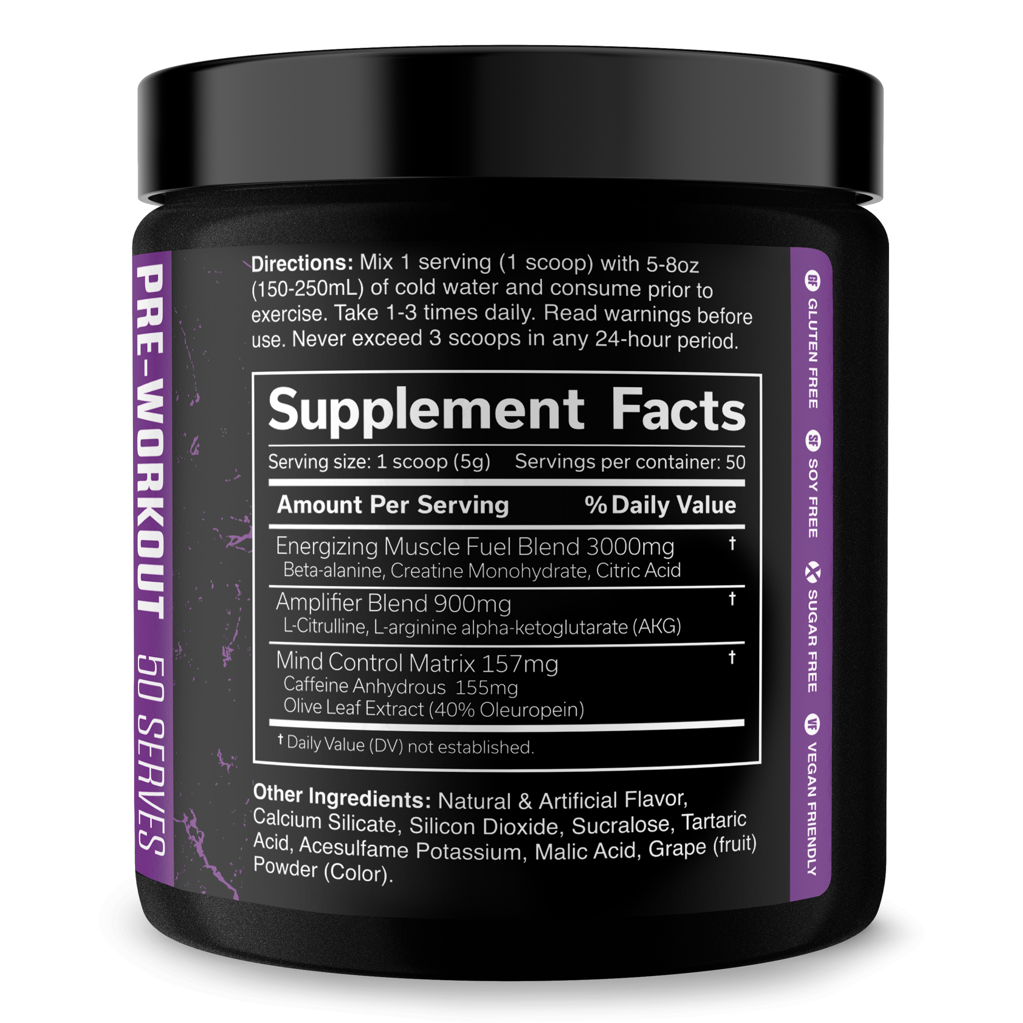 Pre-Workout Supplement for Fitness Training