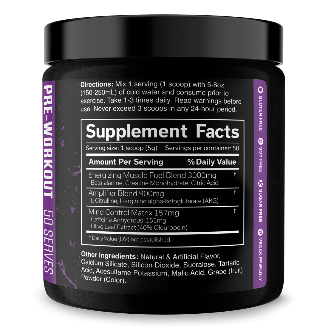 Pre-Workout Supplement for Fitness Training