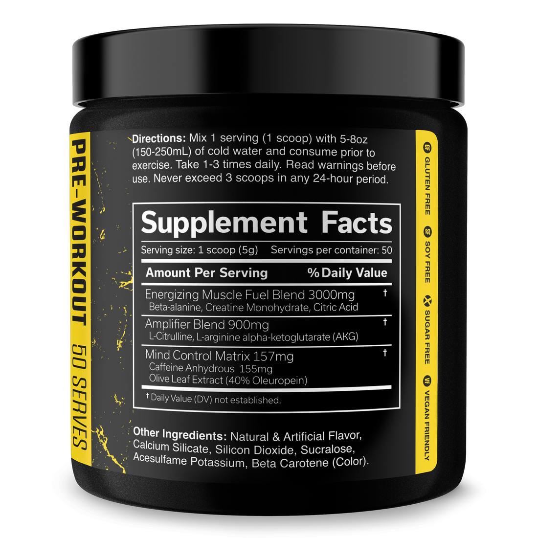 Pre-Workout Supplement for Fitness Training