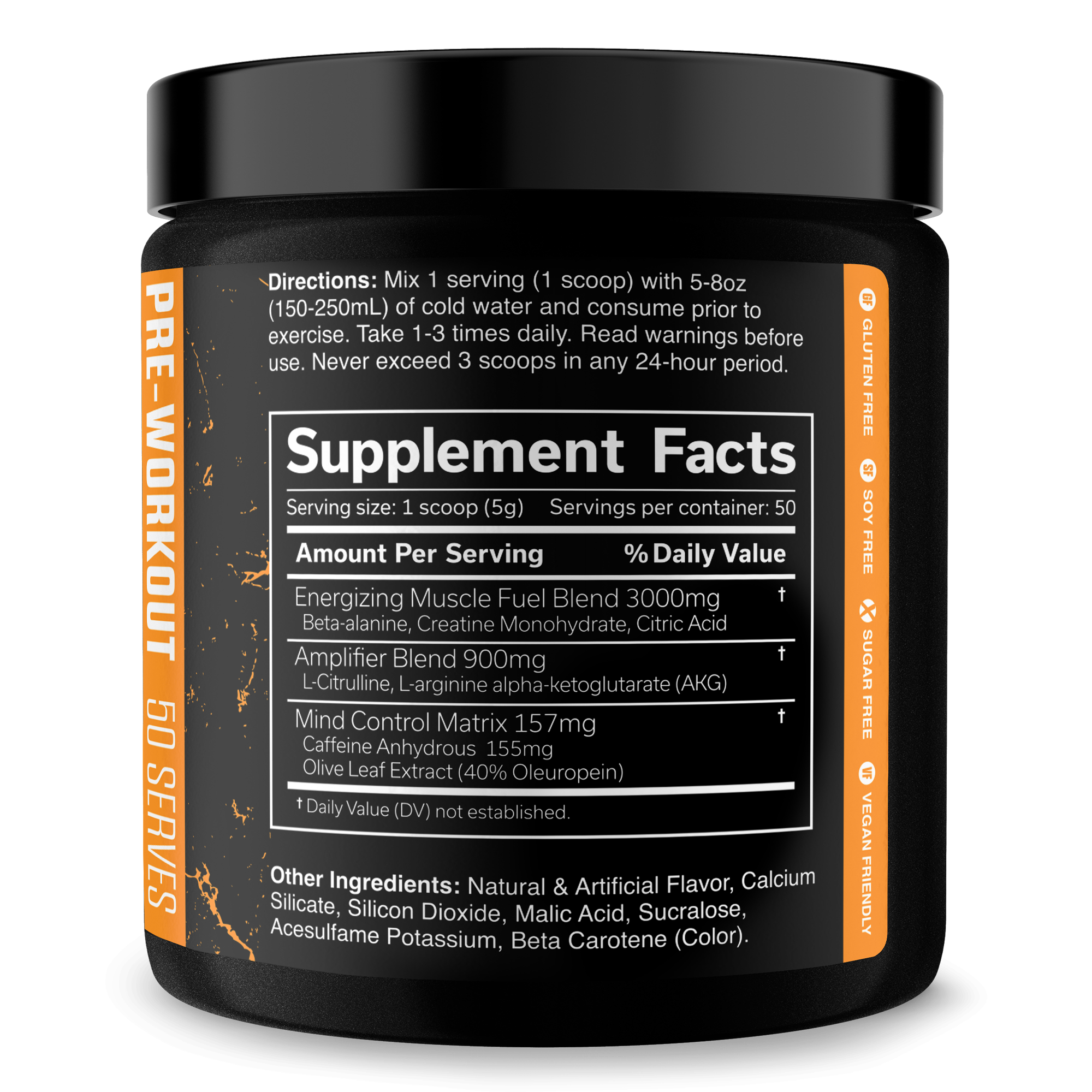 Pre-Workout Supplement for Fitness Training
