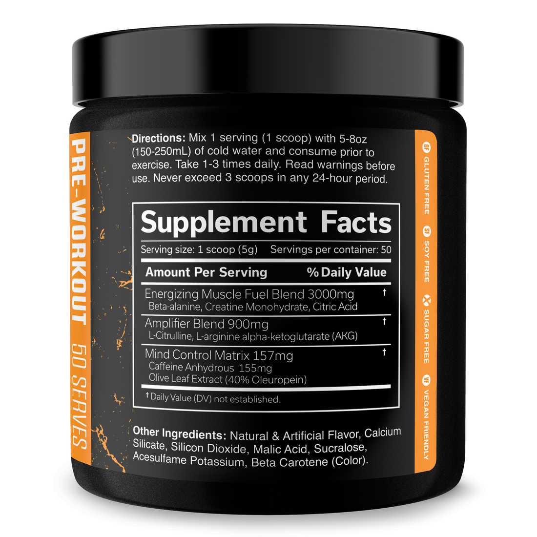 Pre-Workout Supplement for Fitness Training