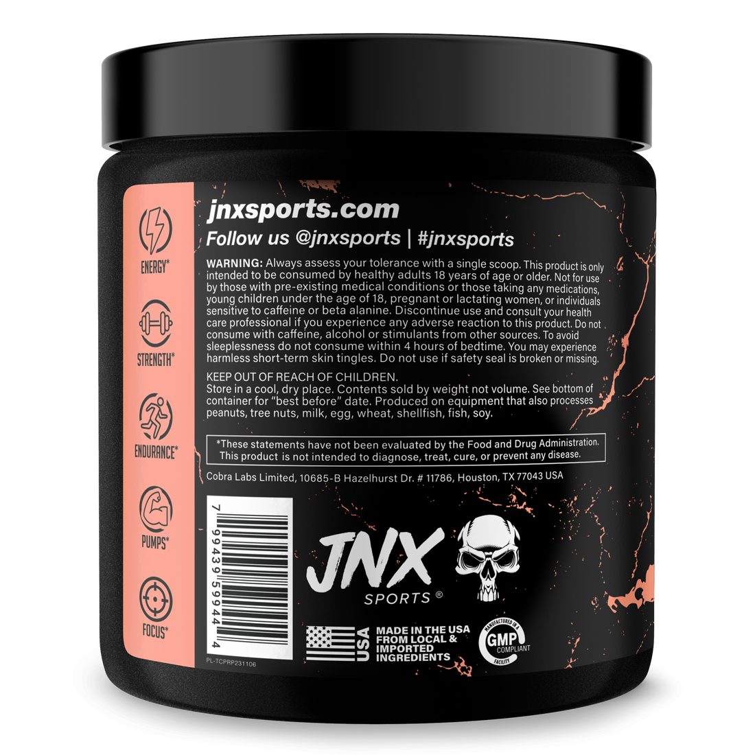 Pre-Workout Supplement for Fitness Training