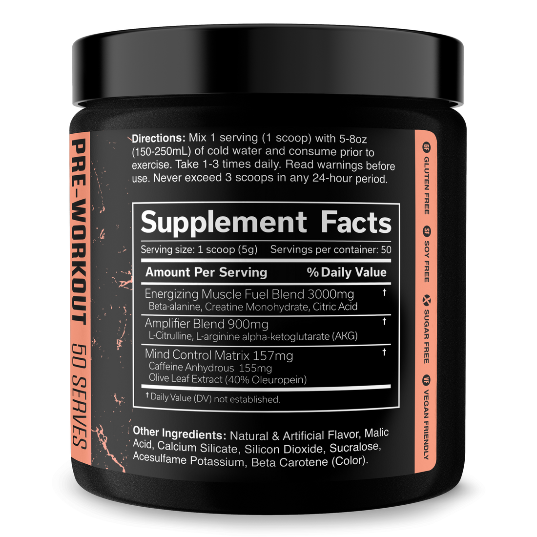 Pre-Workout Supplement for Fitness Training