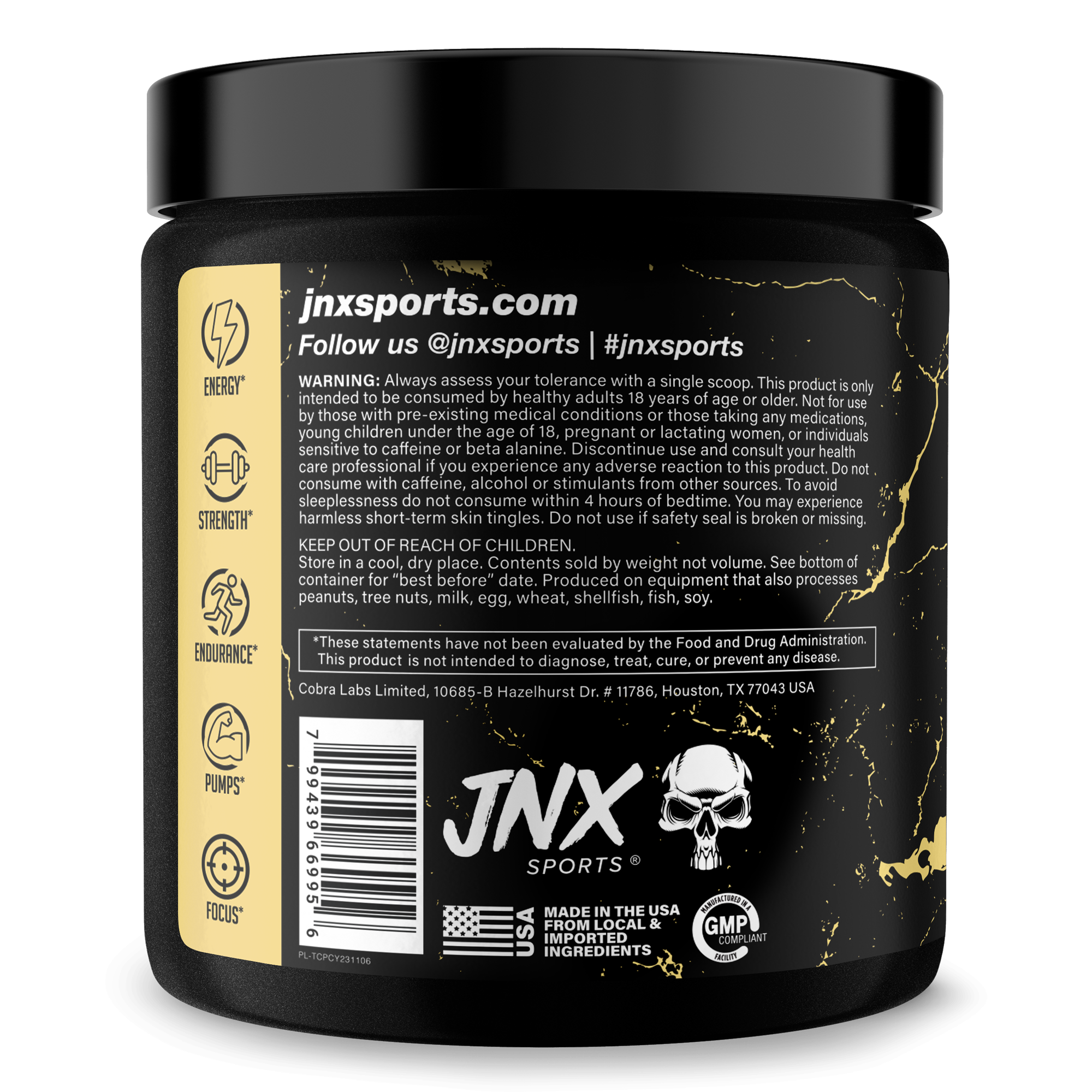 Pre-Workout Supplement for Fitness Training
