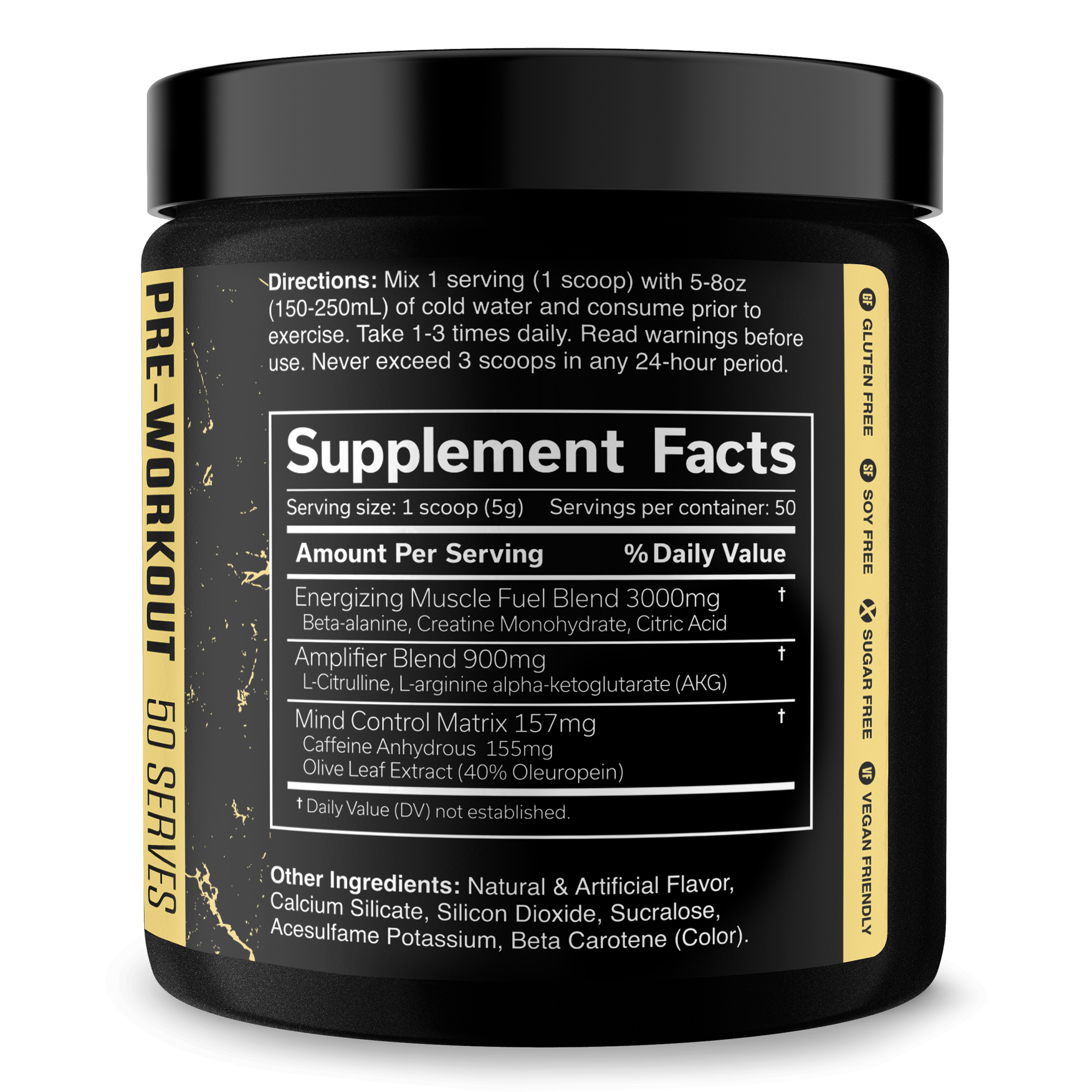 Pre-Workout Supplement for Fitness Training