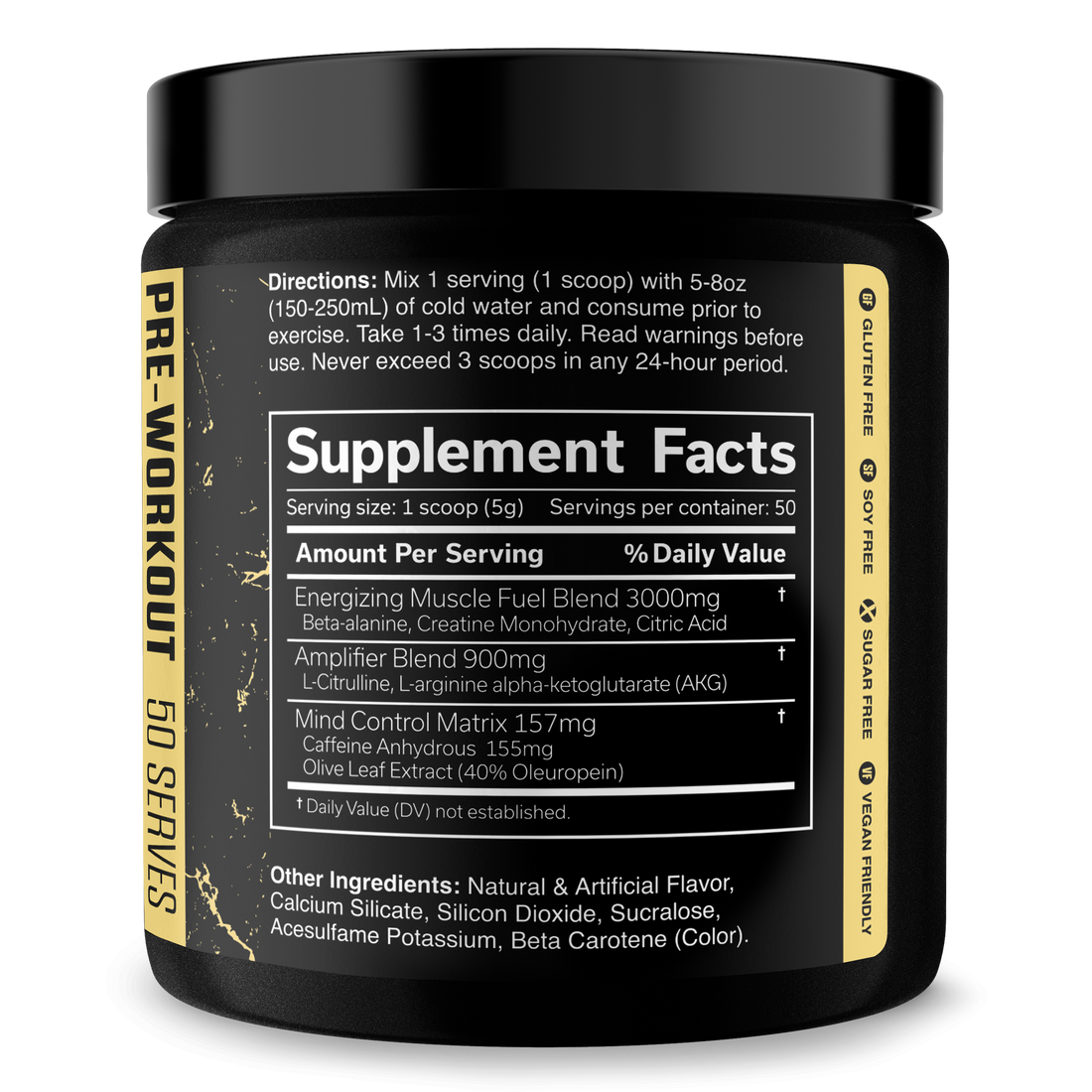 Pre-Workout Supplement for Fitness Training