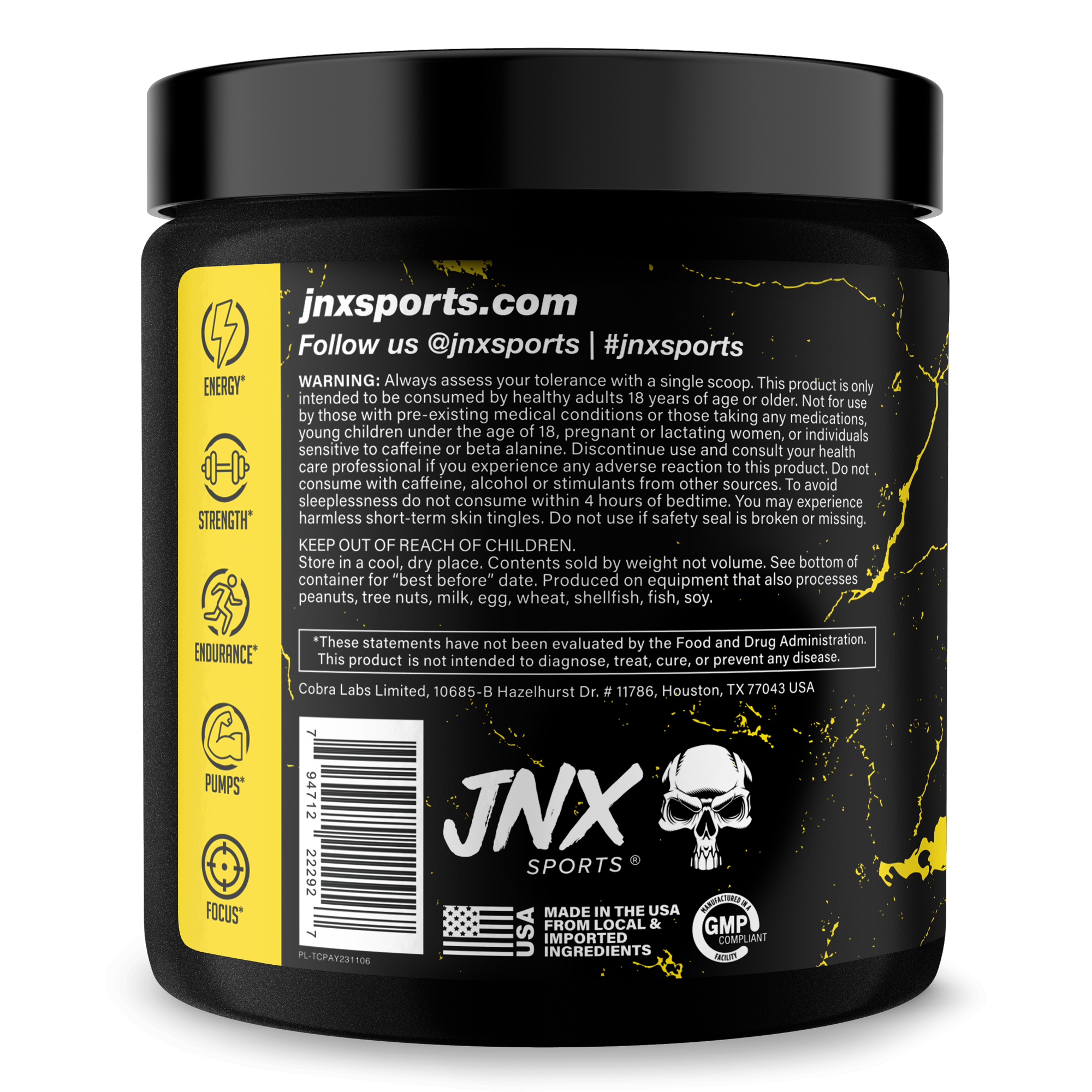 Pre-Workout Supplement for Fitness Training