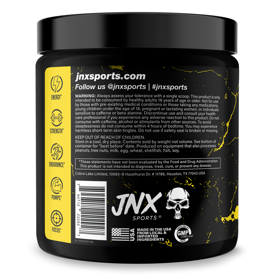 Pre-Workout Supplement for Fitness Training