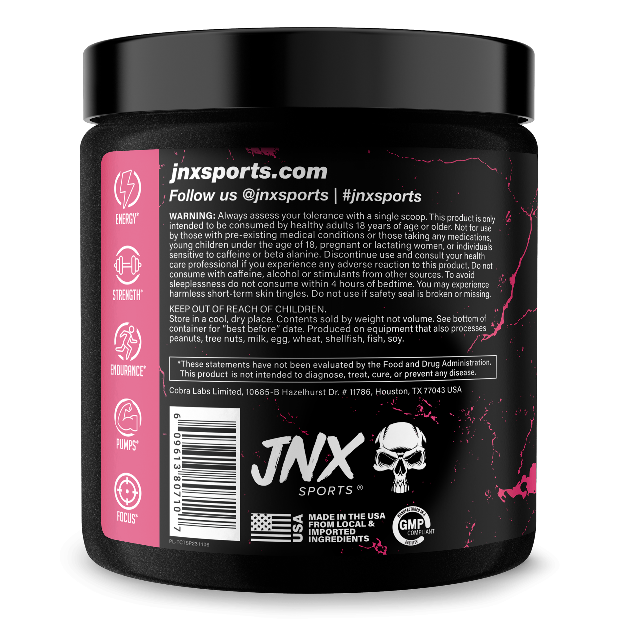 Pre-Workout Supplement for Fitness Training