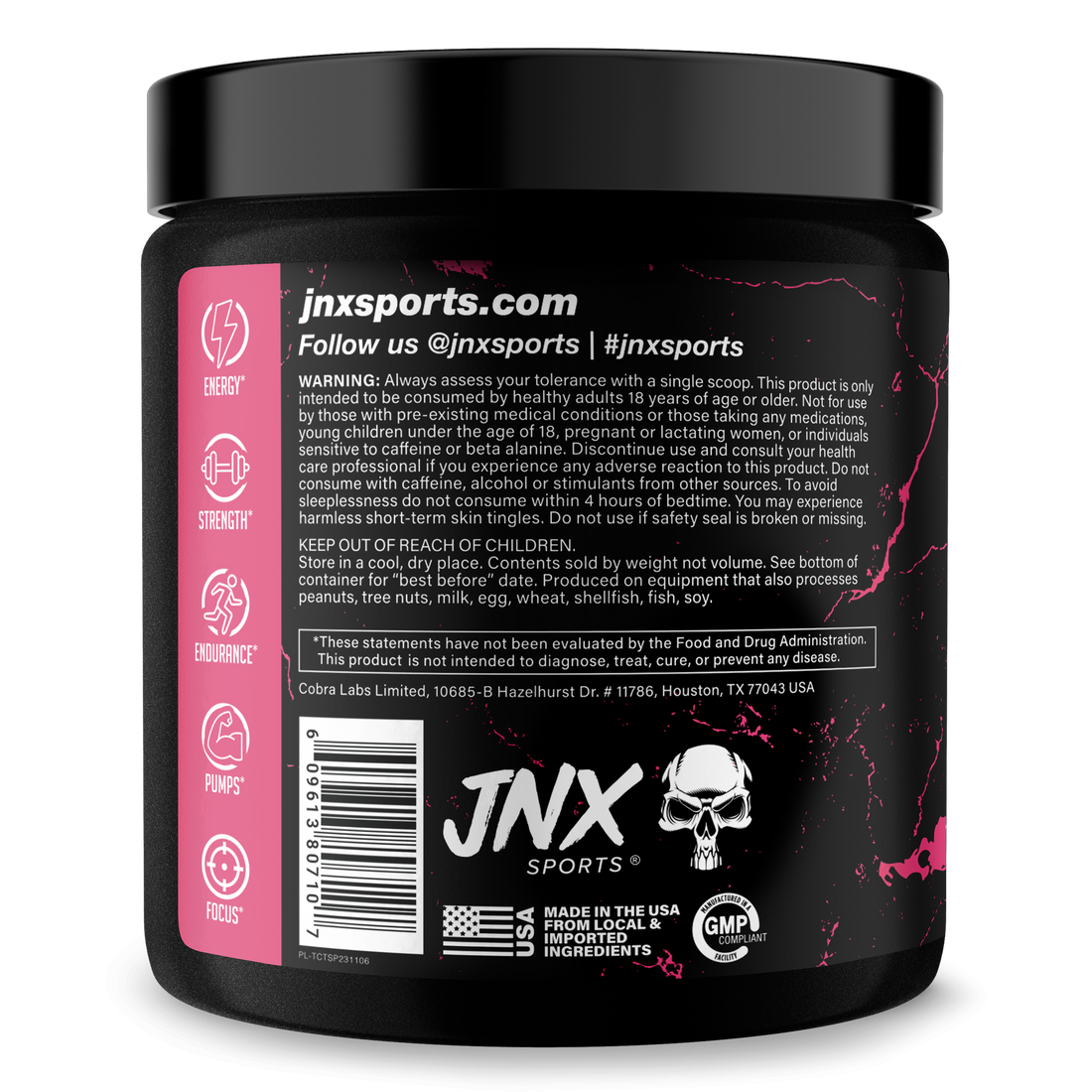 Pre-Workout Supplement for Fitness Training