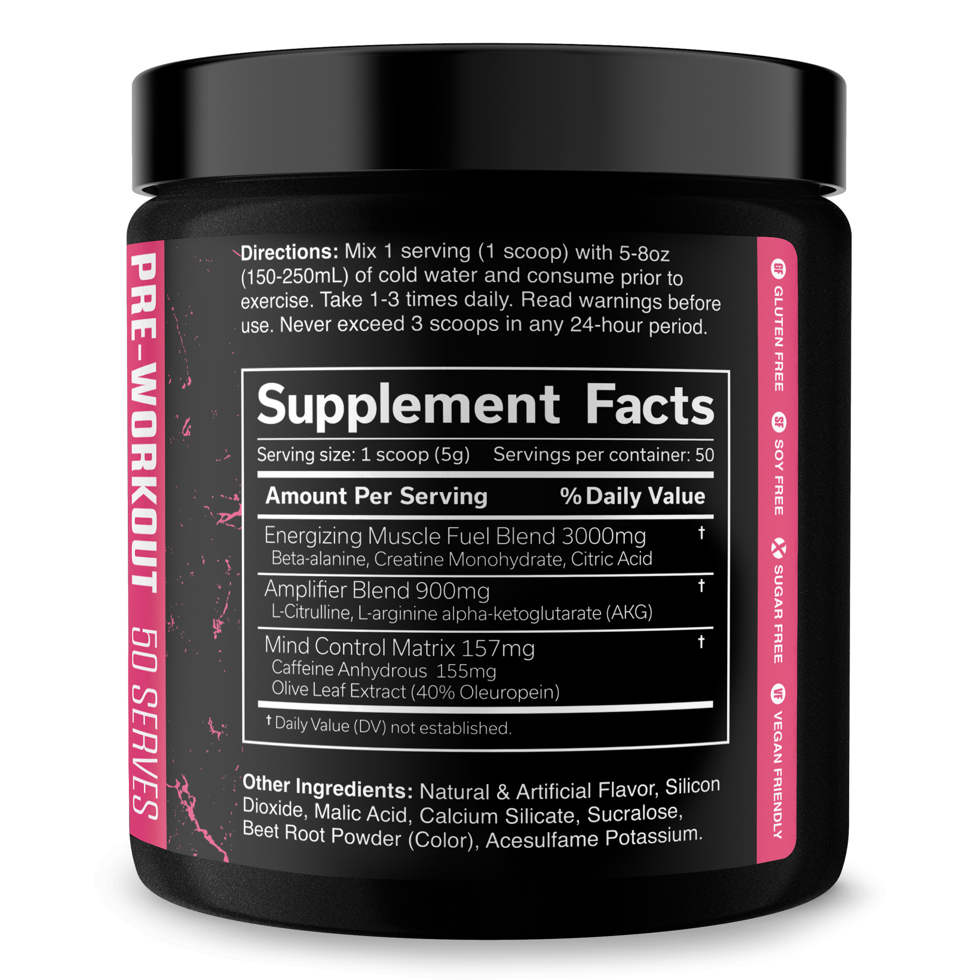 Pre-Workout Supplement for Fitness Training