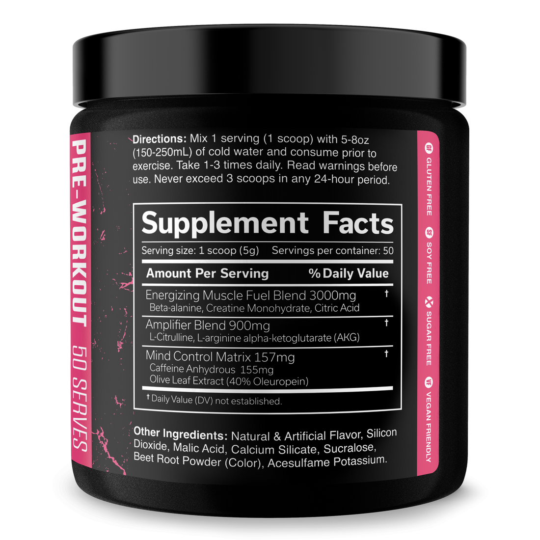 Pre-Workout Supplement for Fitness Training
