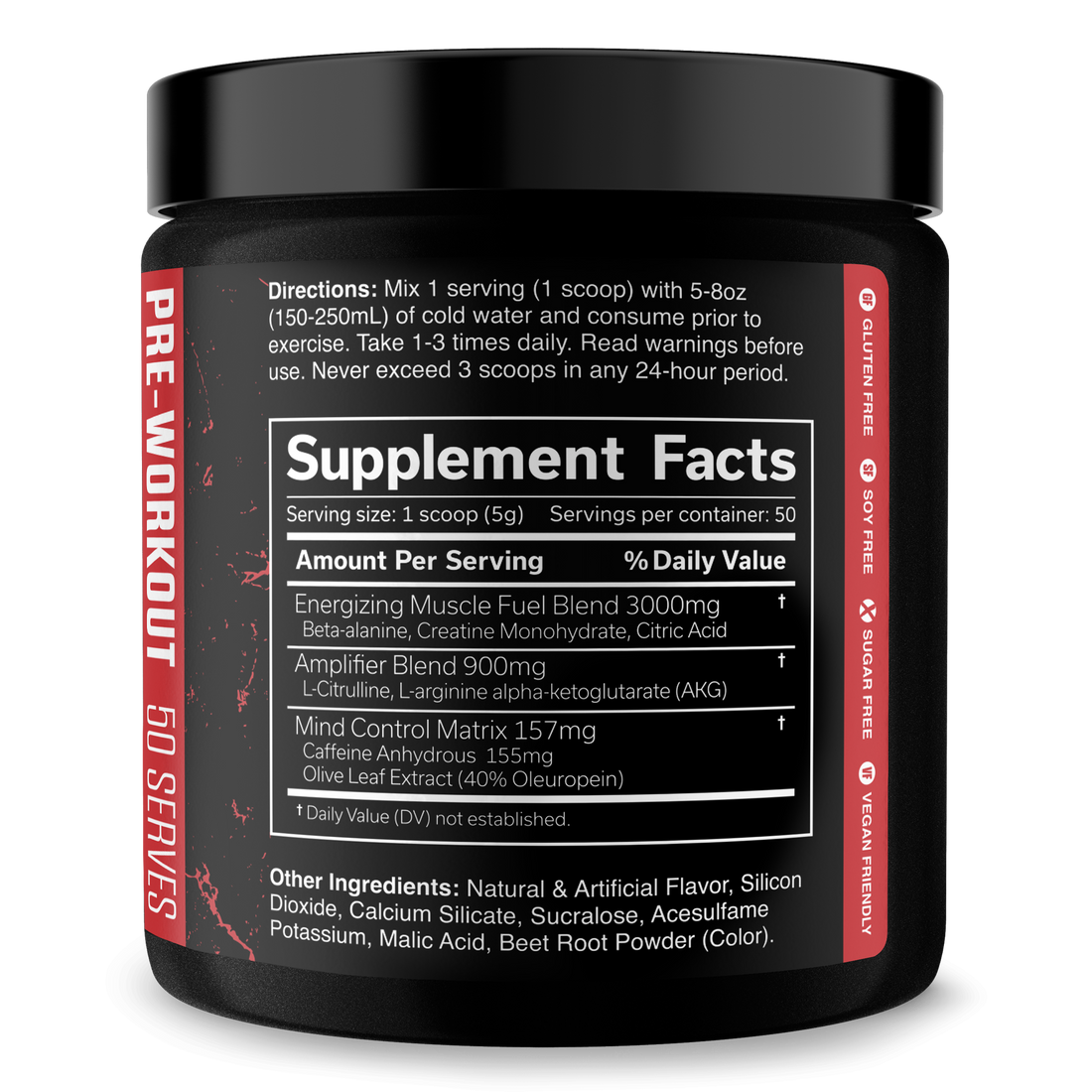 Pre-Workout Supplement for Fitness Training