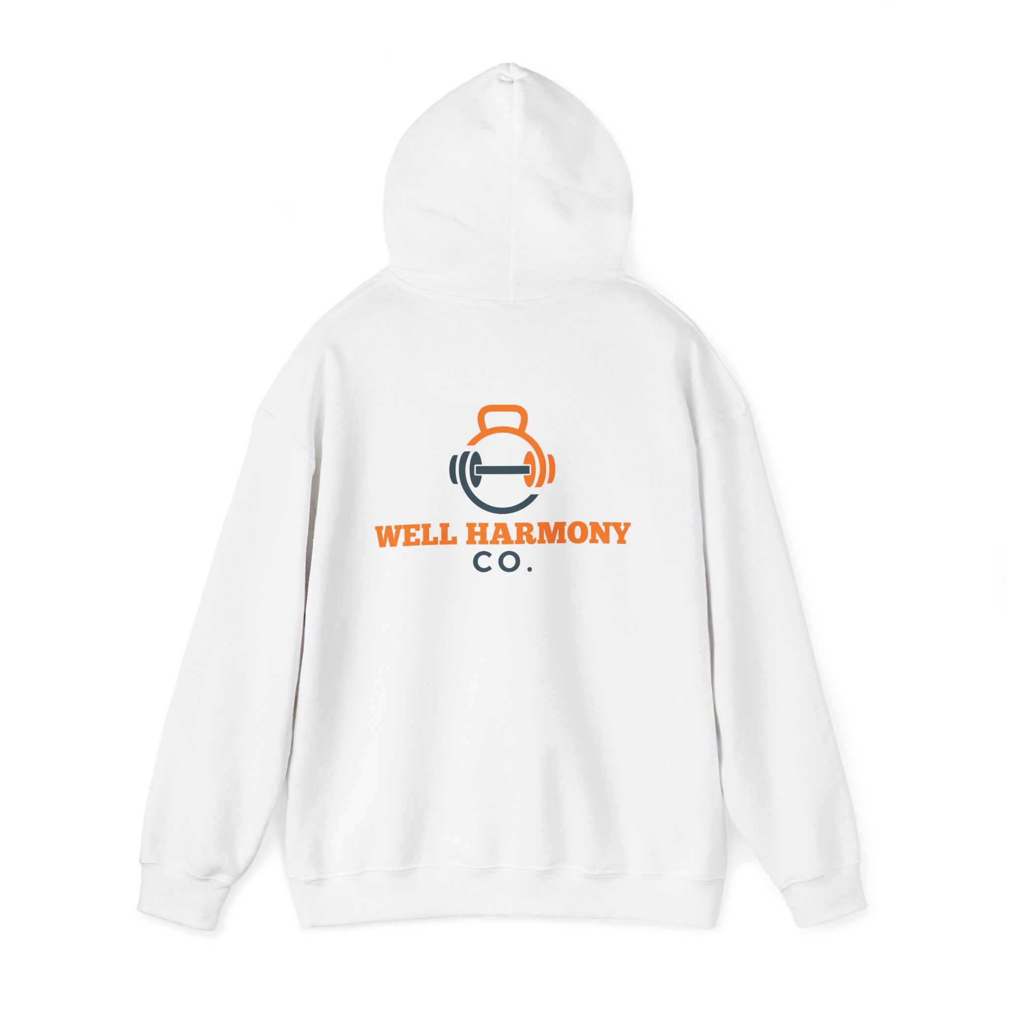 Well Harmony Co. Logo Hoodie — Wellness & Fitness Branded Pullover