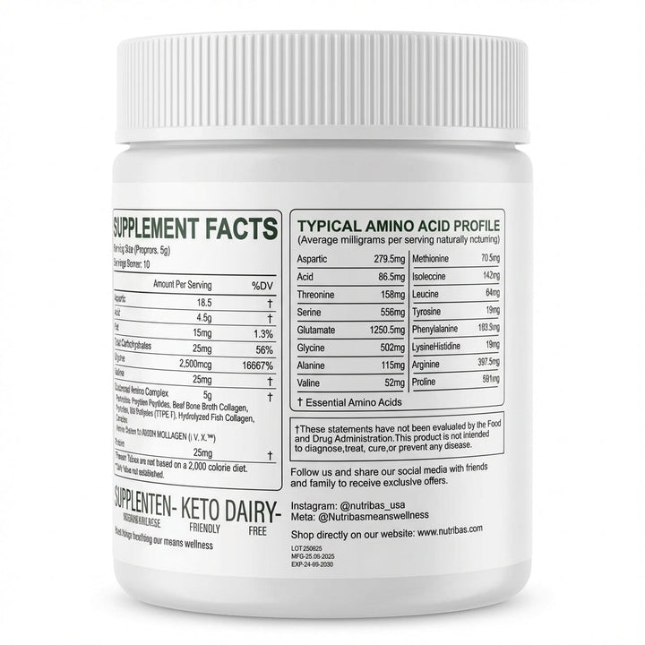 Unflavored Multi Collagen Protein Powder 300g