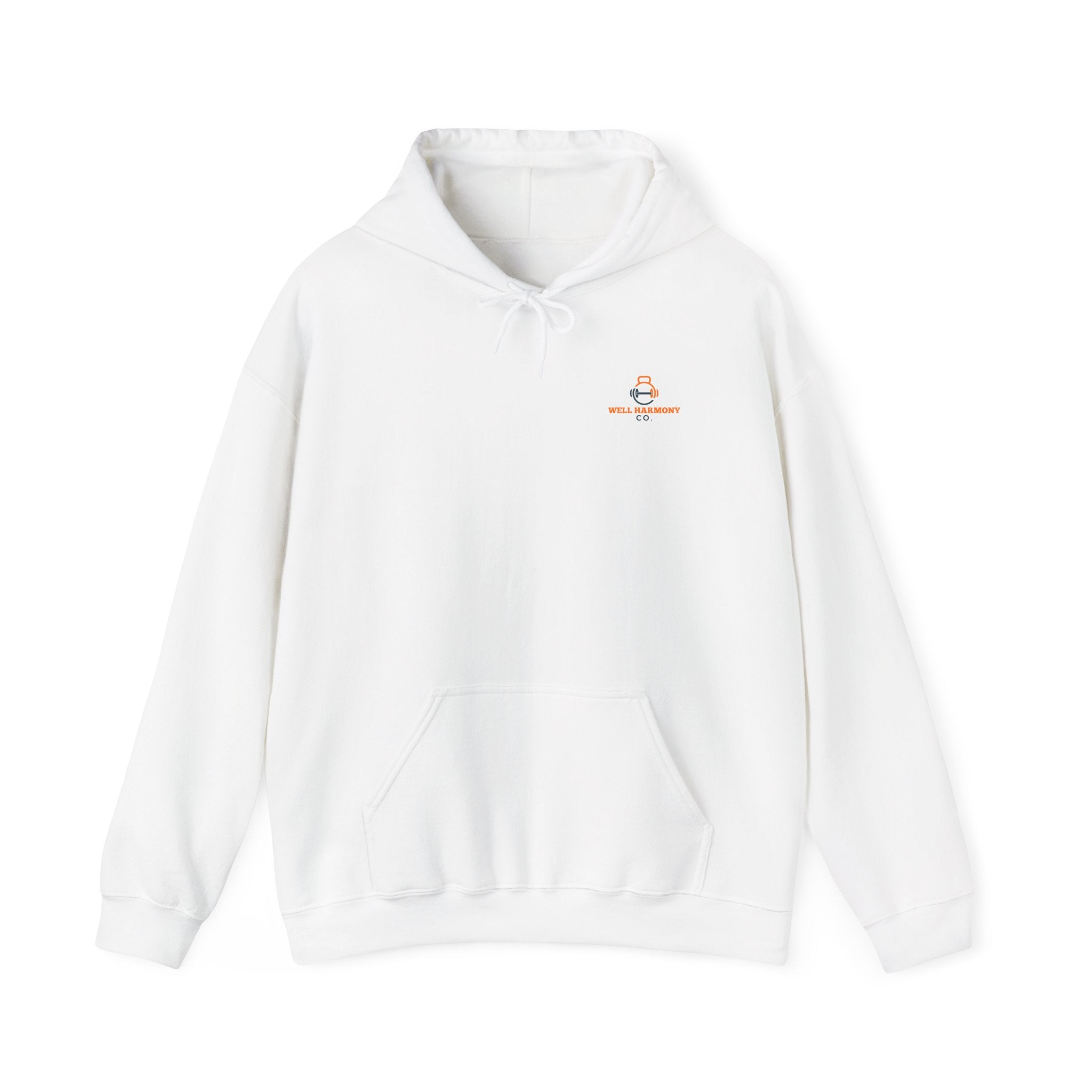 Well Harmony Co. Logo Hoodie — Wellness & Fitness Branded Pullover