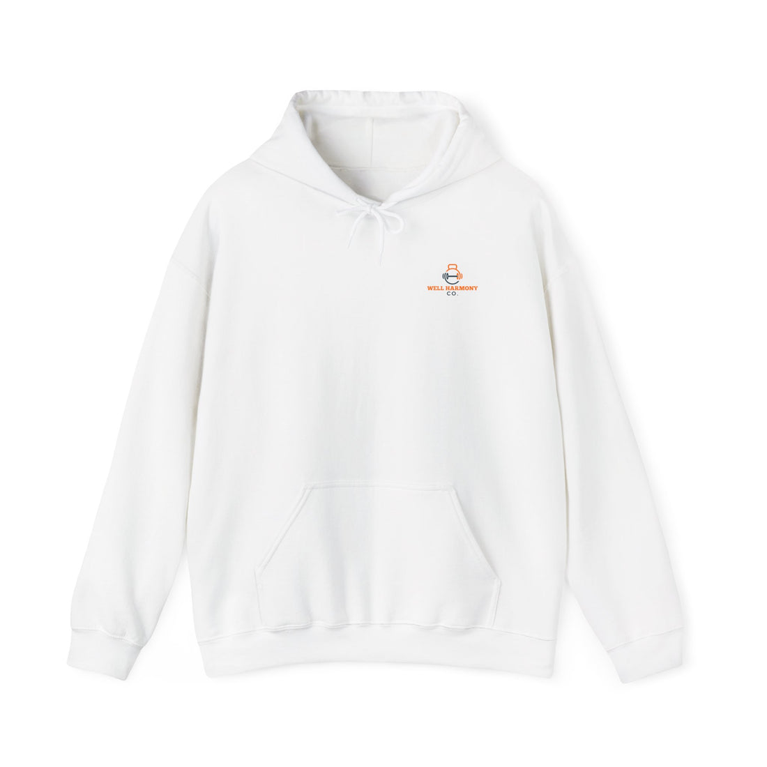 Well Harmony Co. Logo Hoodie — Wellness & Fitness Branded Pullover