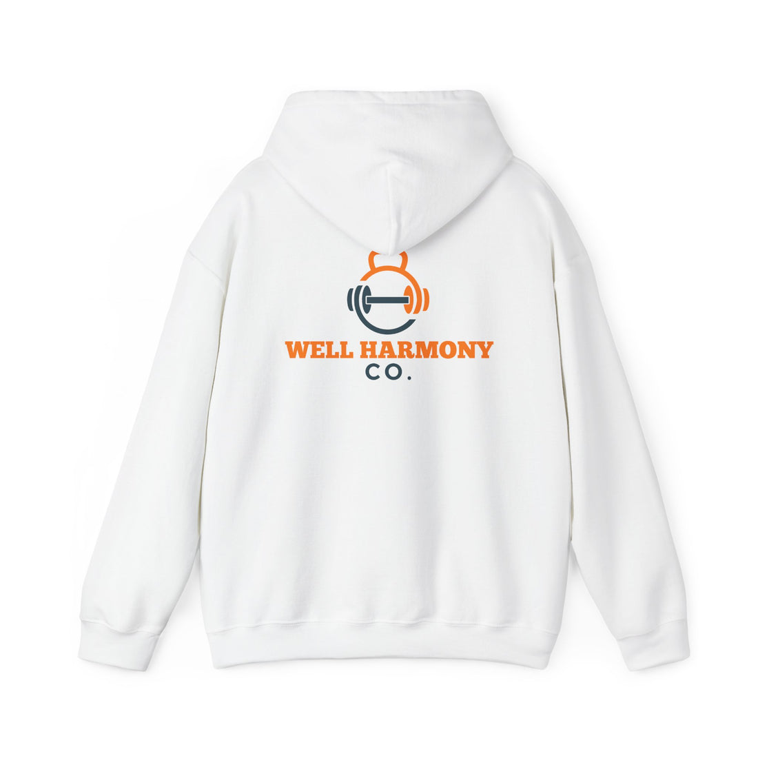 Well Harmony Co. Logo Hoodie — Wellness & Fitness Branded Pullover