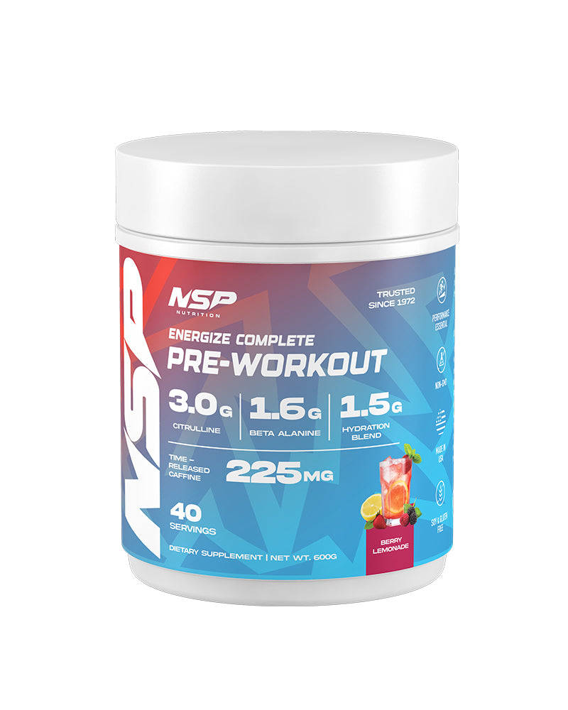 Energize Complete Pre-Workout Pump Blend for Fitness