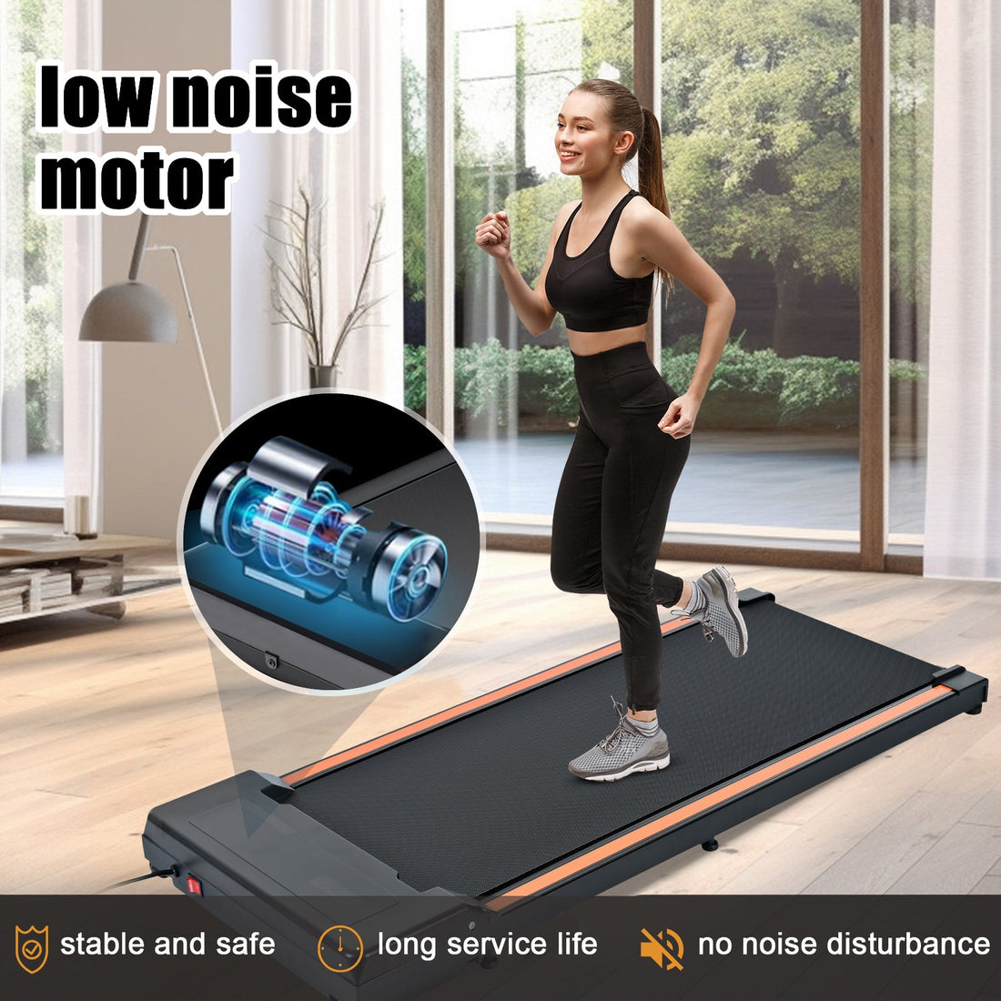 300LB Portable Desktop Treadmill for Home Office
