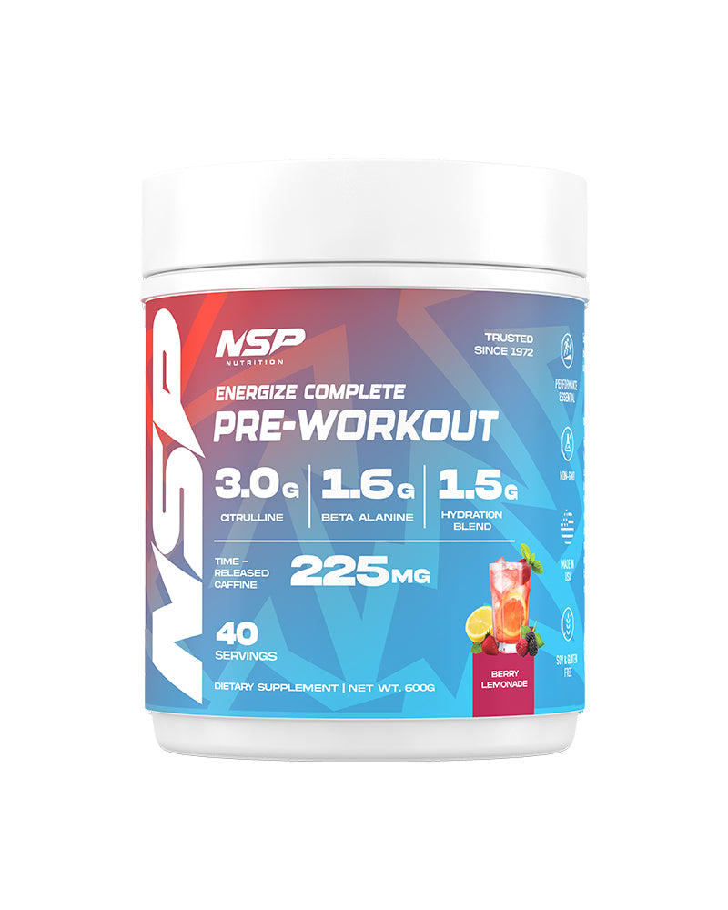 Energize Complete Pre-Workout Pump Blend for Fitness