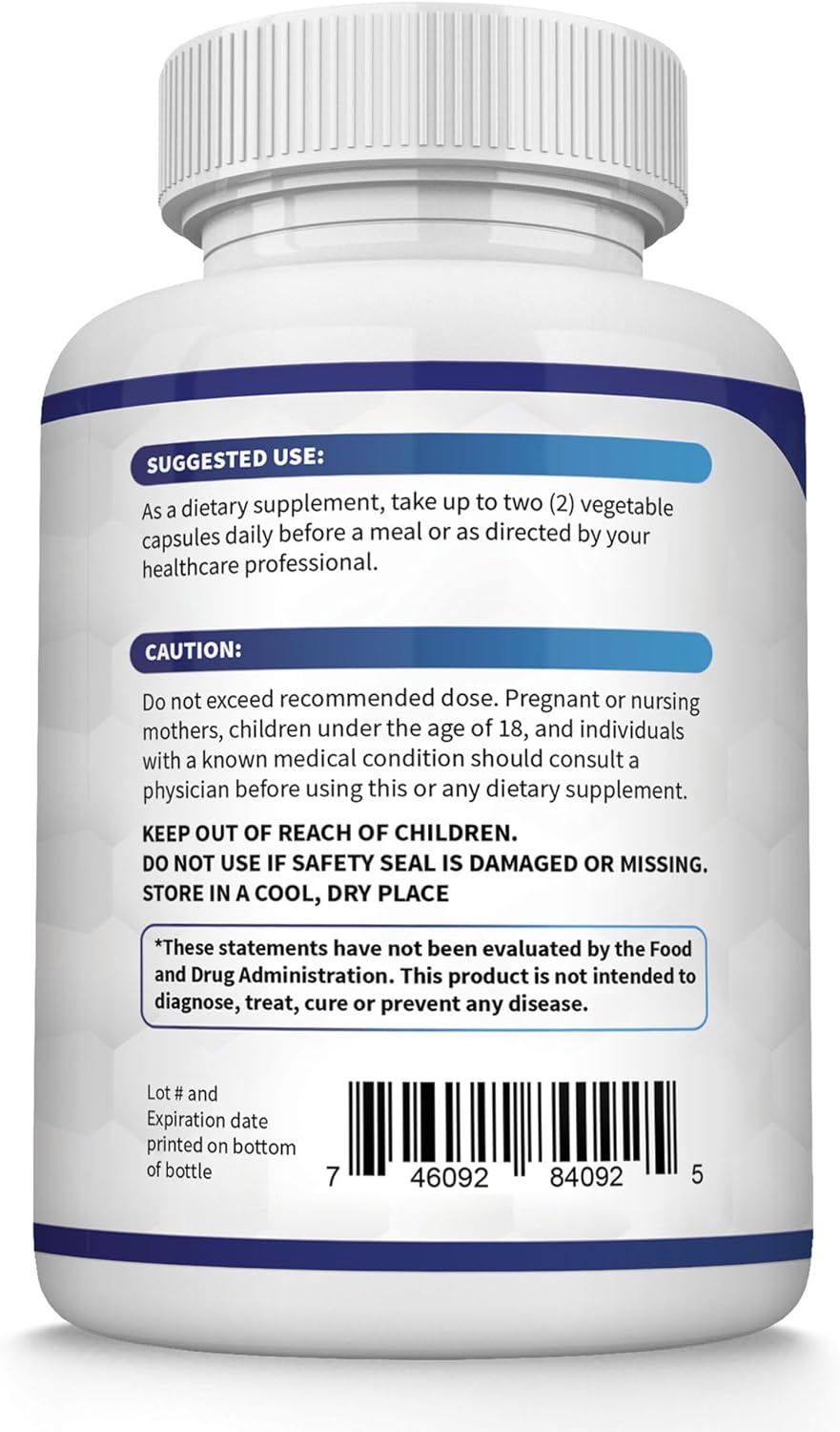 Magnesium Complex 8-Form Supplement 1000mg 90 Capsules