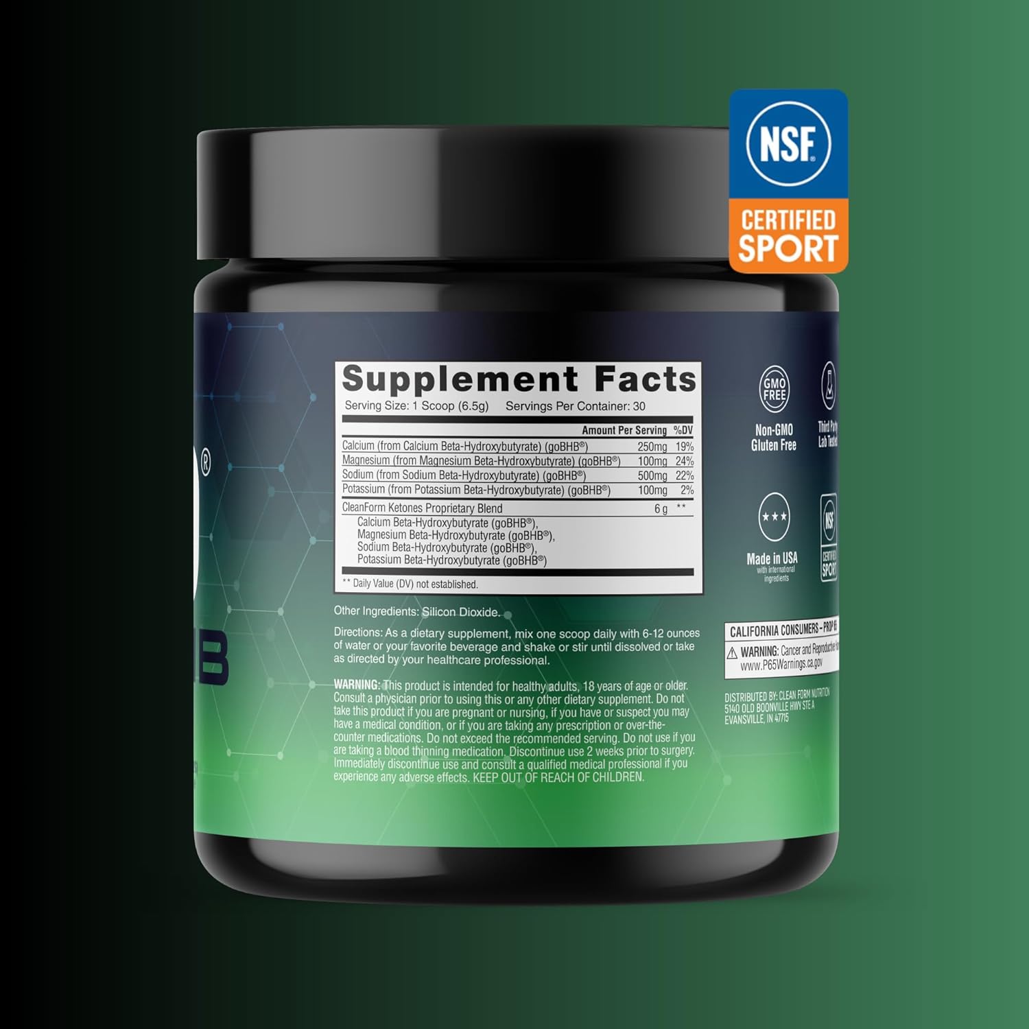 Ketone Supplement for Active Fitness Lifestyles