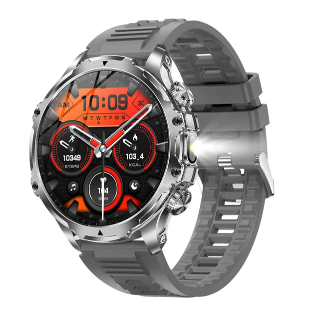 Smart Watch LED Flashlight Fitness Tracker