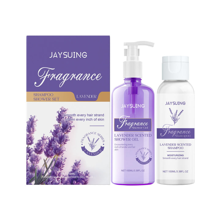 Lavender Shampoo Shower Set for Gentle Cleansing