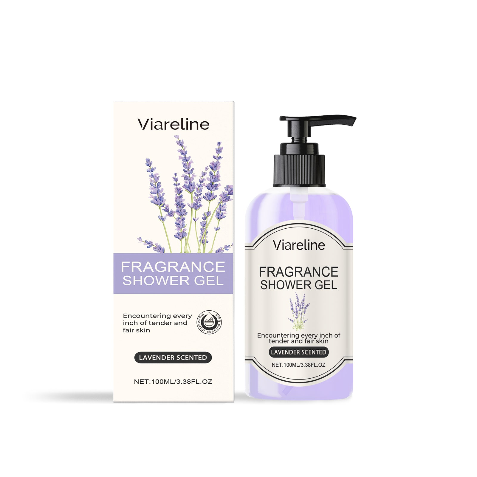 Lavender Fragrant Shower Gel for Dry Skin