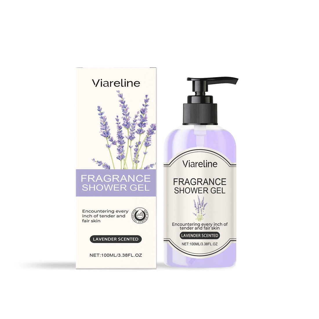 Lavender Fragrant Shower Gel for Dry Skin
