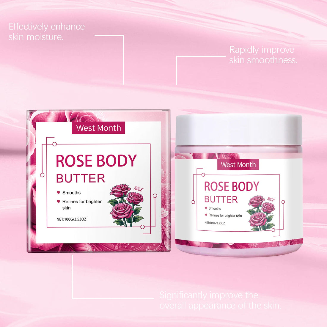 Moisturizing Body Cream for Dry Dull Skin