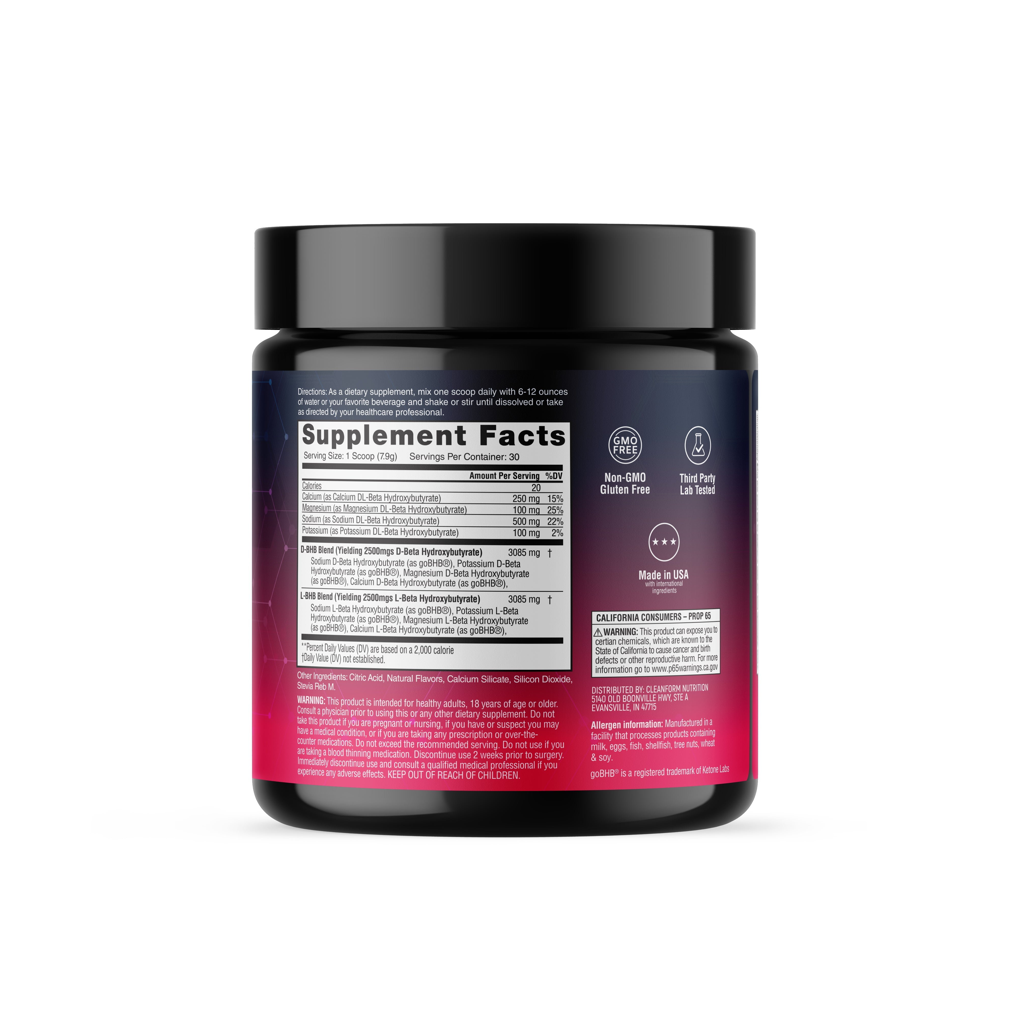 Ketone Supplement for Active Fitness Lifestyles