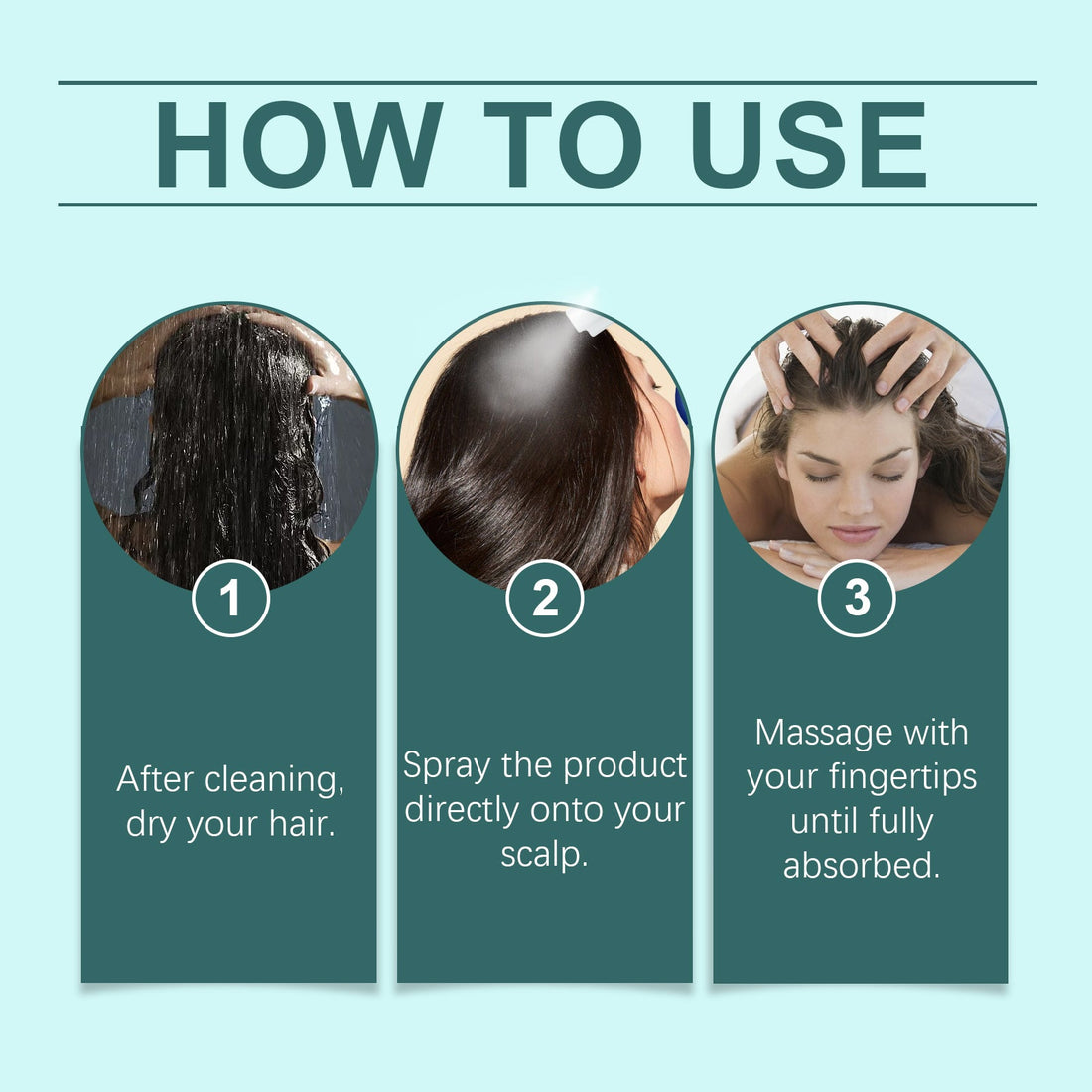 Scalp Treatment Essence Spray for Hair Hydration
