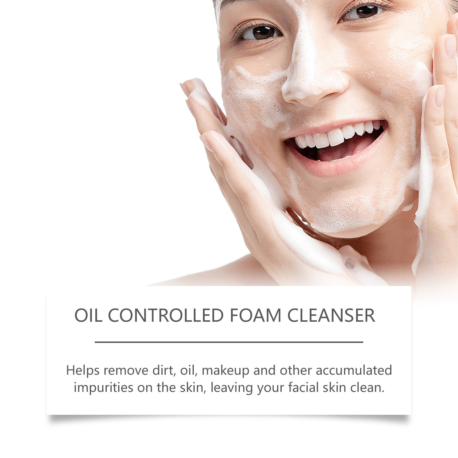 Charcoal Facial Cleanser for Oil and Dirt Control