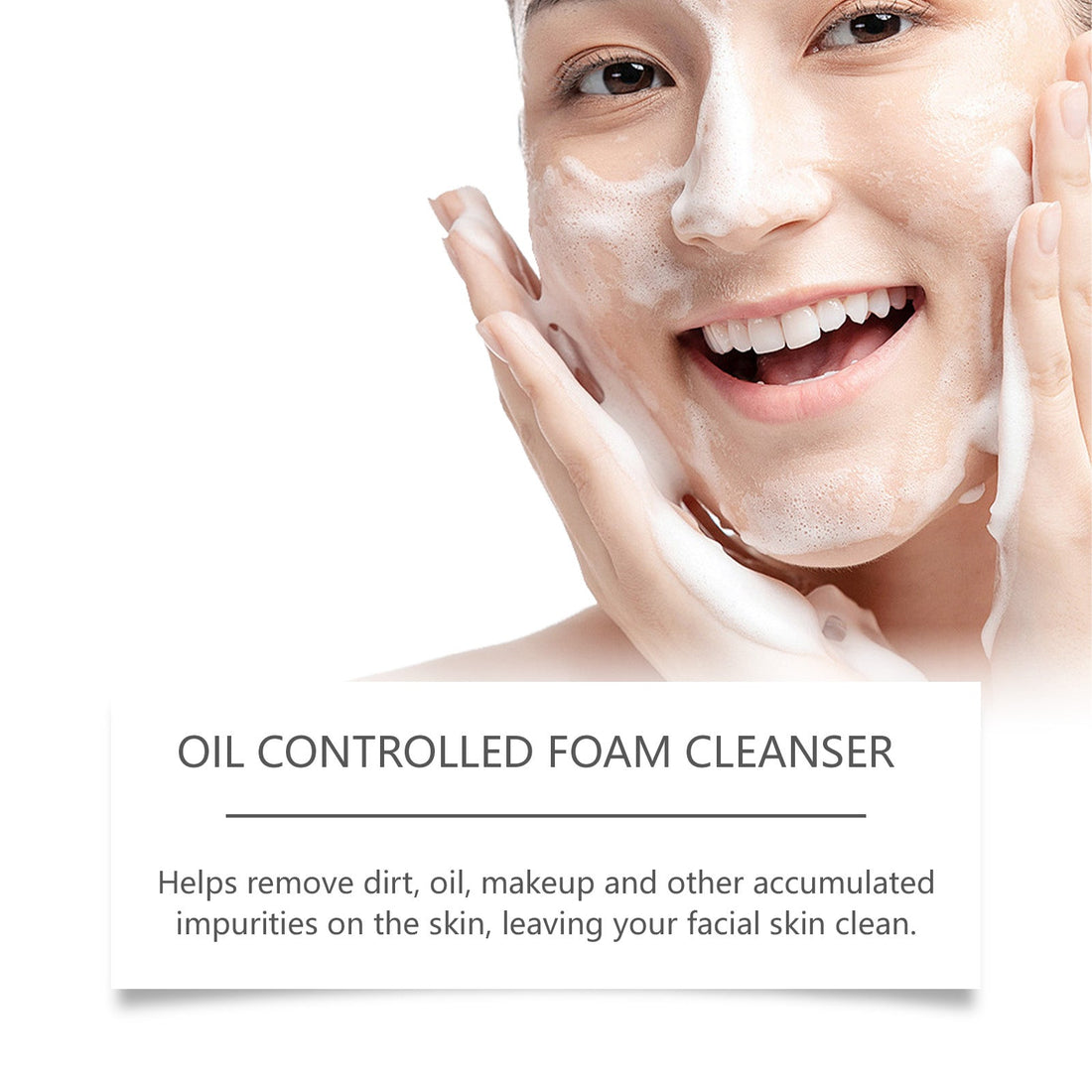 Charcoal Facial Cleanser for Oil and Dirt Control