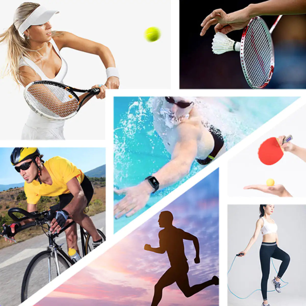 Multi-Function Smart Fitness Watch Tracker Monitor