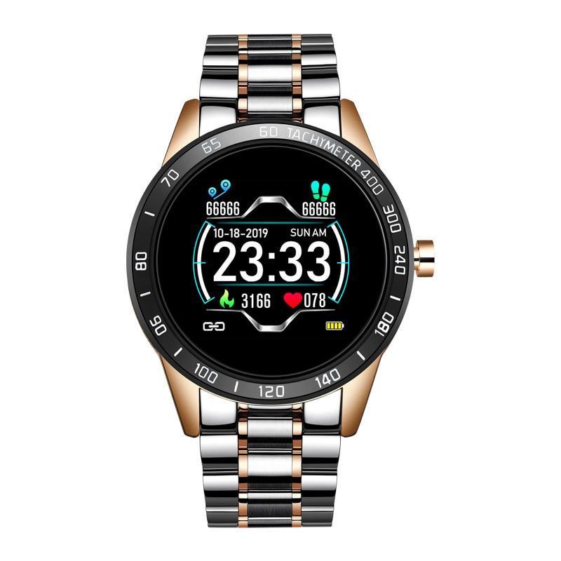 Men's LED Smartwatch Heart Rate Blood Pressure Tracker