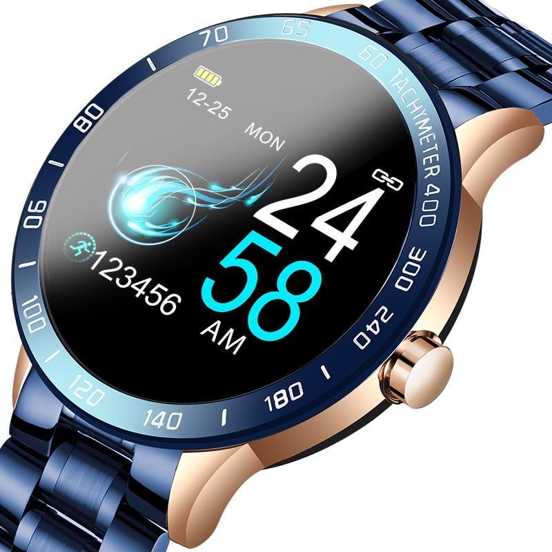 Men's LED Smartwatch Heart Rate Blood Pressure Tracker