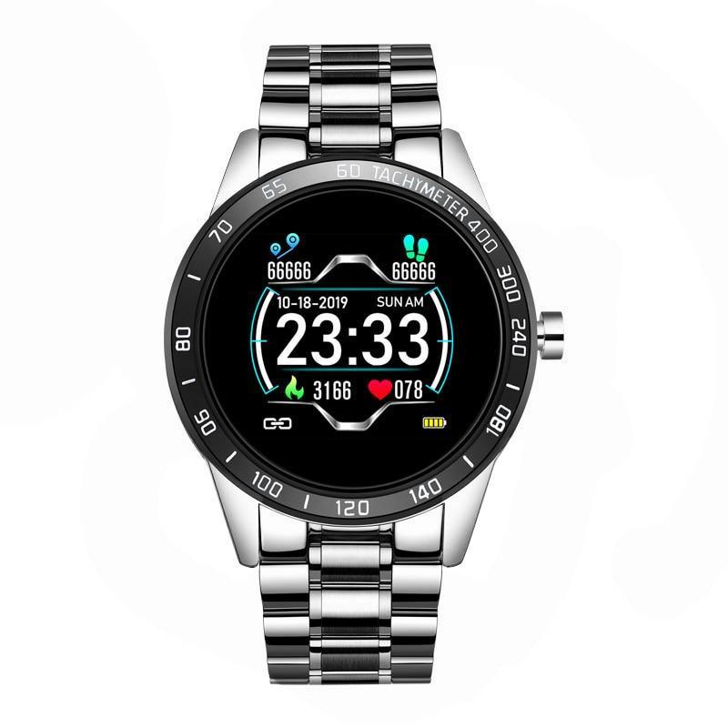 Men's LED Smartwatch Heart Rate Blood Pressure Tracker