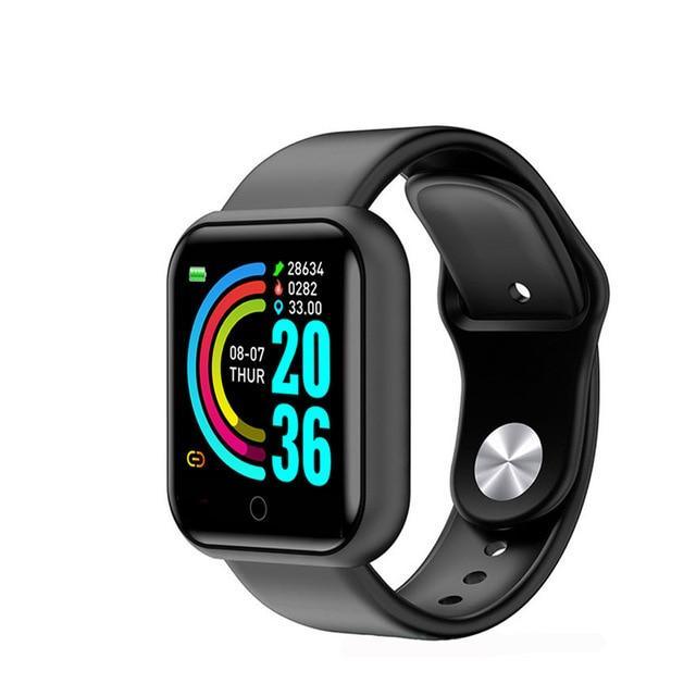Y68 Bluetooth Smartwatch Waterproof Fitness Tracker