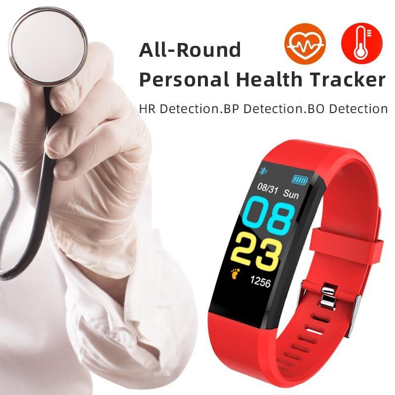 Smartwatch Heart Rate Blood Pressure Fitness Tracker