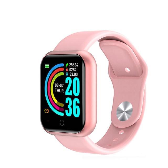 Y68 Bluetooth Smartwatch Waterproof Fitness Tracker