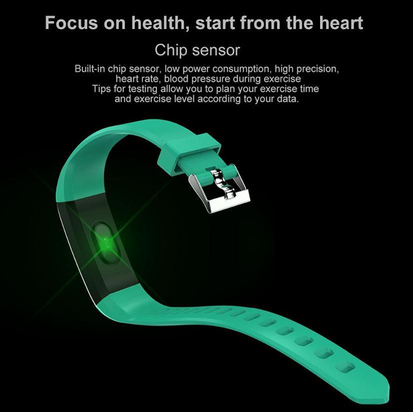 Smartwatch Heart Rate Blood Pressure Fitness Tracker