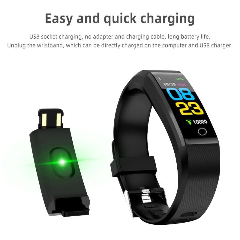 Smartwatch Heart Rate Blood Pressure Fitness Tracker