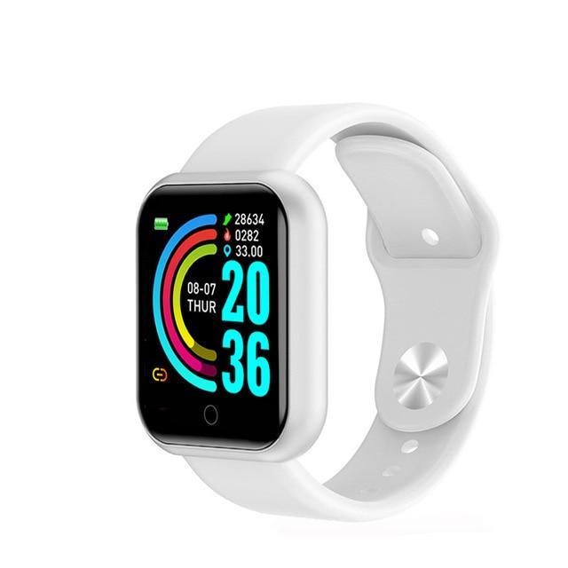 Y68 Bluetooth Smartwatch Waterproof Fitness Tracker