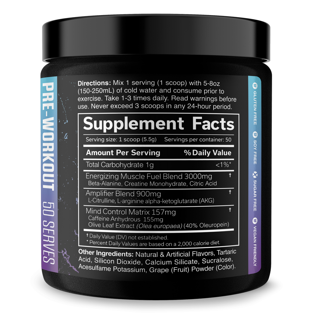 Pre-Workout Supplement for Fitness Training
