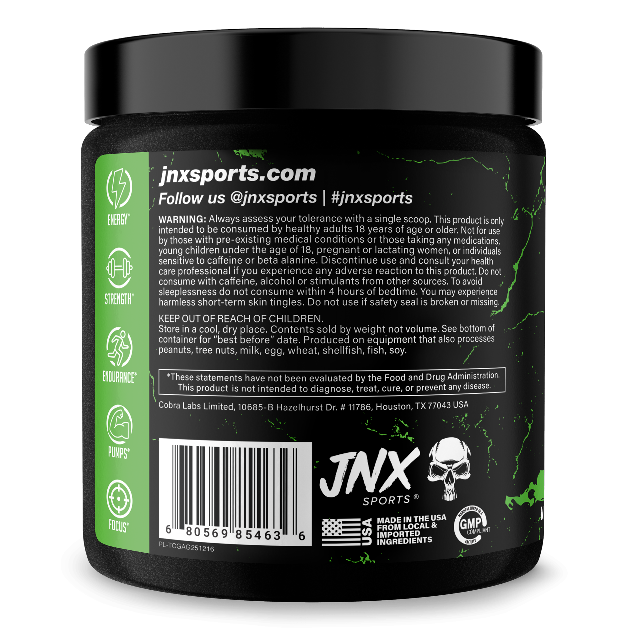 Pre-Workout Supplement for Fitness Training
